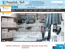 Tablet Screenshot of powerlink-tech.com